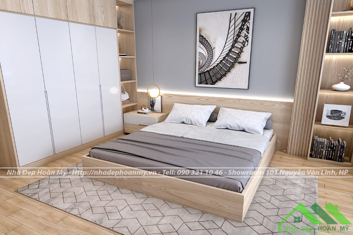 Phòng ngủ hiện đại đầy đủ tiện nghi NDHM – PN234