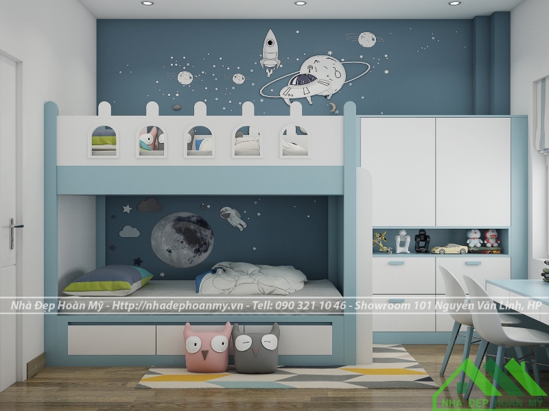 Giường tầng trẻ em Hải Phòng – Những mẫu giường tầng đẹp cho bé 2022