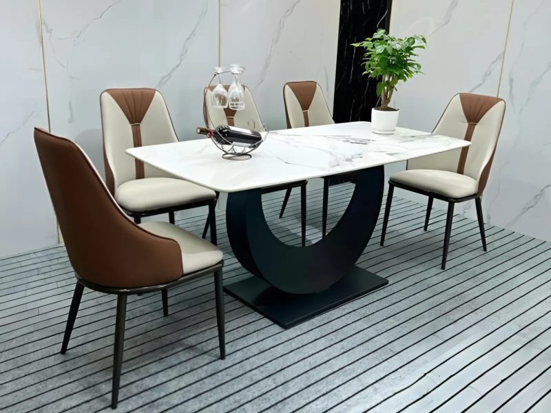 Bàn ăn nhập khẩu Hải Phòng – 4 ghế, 6 ghế Dargon