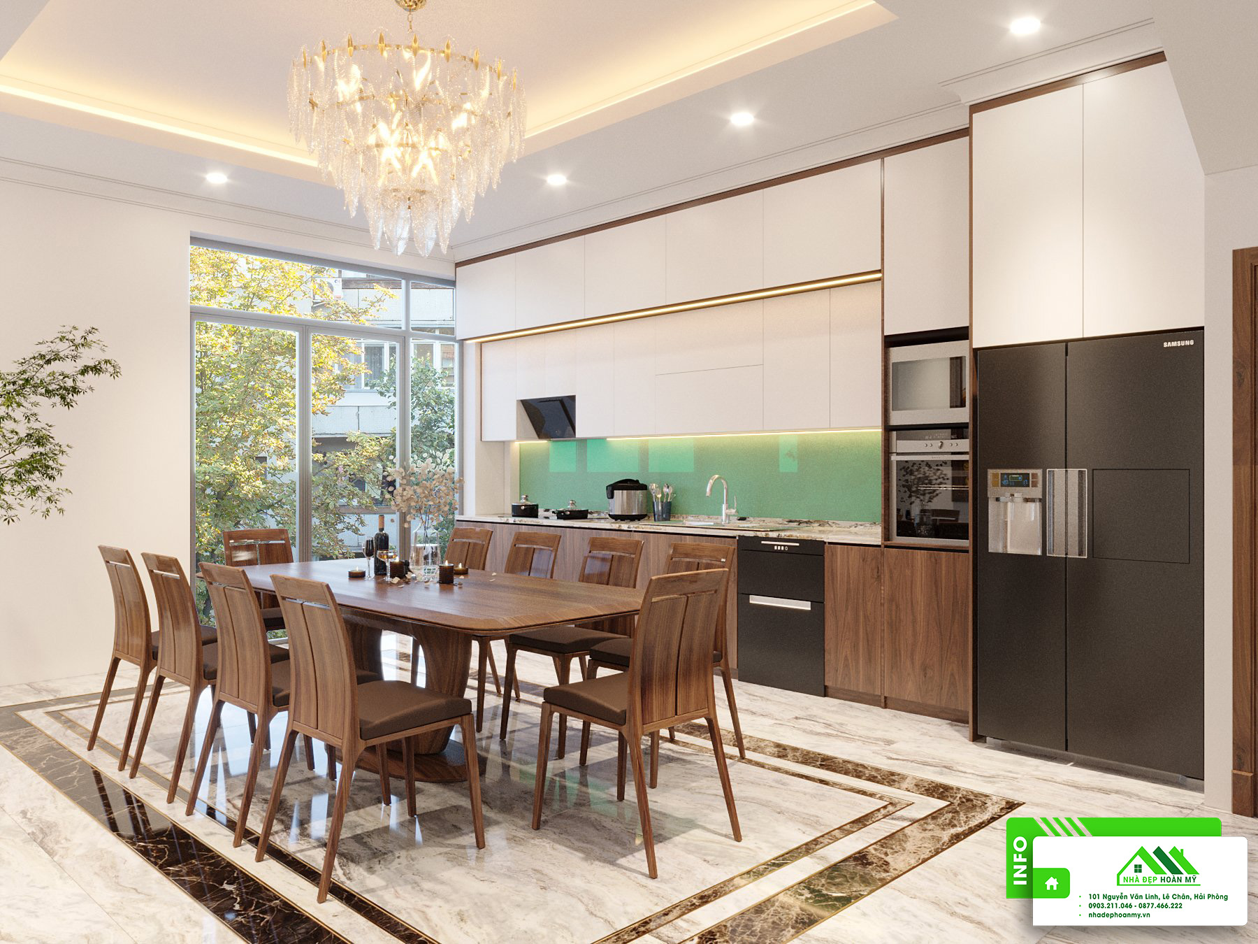 Gợi ý các phong cách thiết kế tủ bếp chữ I phù hợp nhất - Hình minh họa chuyên nghiệp tại Hải Phòng